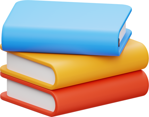 Books 3D Icon